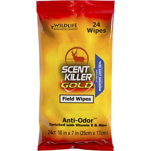 WRC FIELD WIPES SCENT KILLER