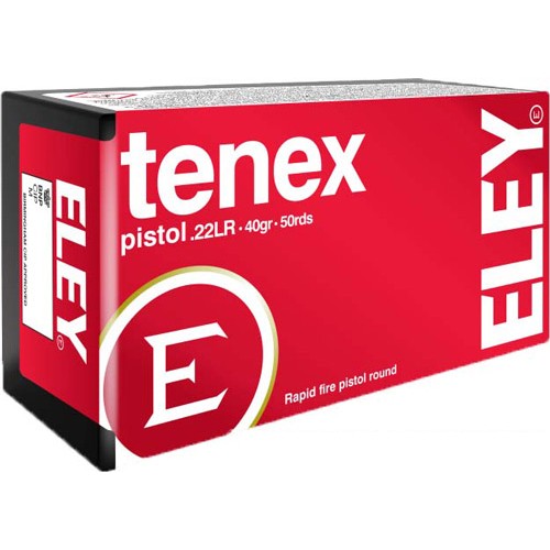 ELEY TENEX PISTOL 22LR 40GR