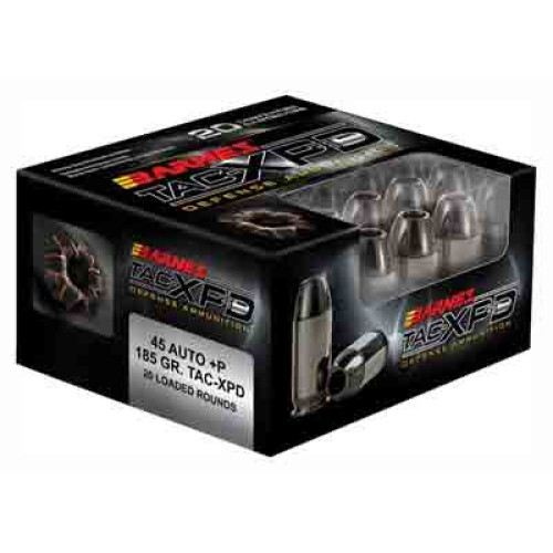 BARNES TAC-XPD 45 ACP +P 185GR