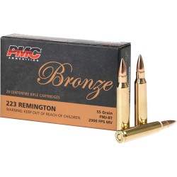 PMC 223 REM 55GR FMJ-BT