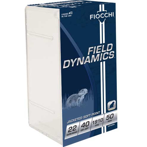 FIOCCHI 22WMR 40GR JSP 1910FPS