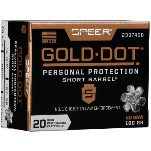 SPEER GOLD DOT 40 SW 180GR