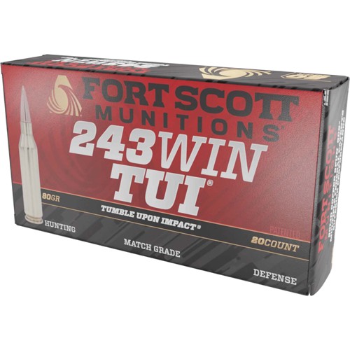 FORT SCOTT 243 WIN 80GR TUI