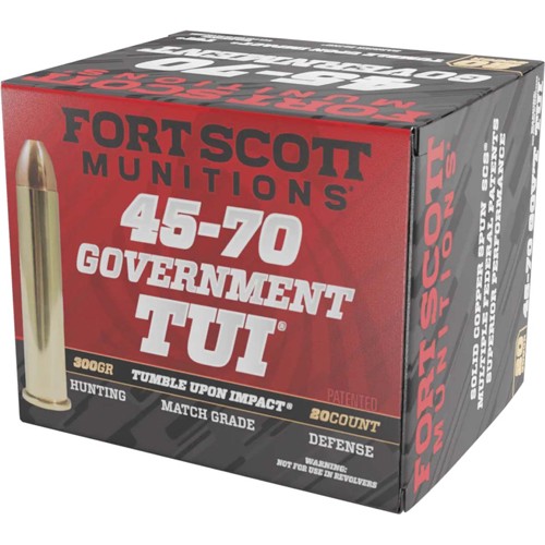 FORT SCOTT 45-70 GOV 300GR TUI