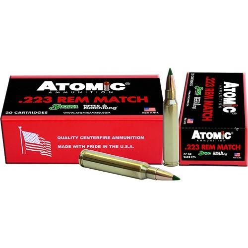 ATOMIC 223 REM 77GR TIPPED