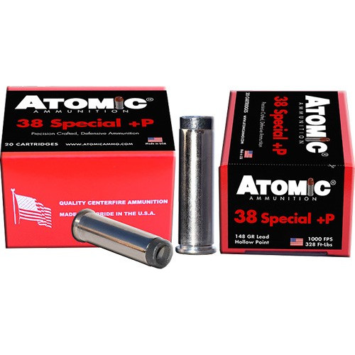 ATOMIC 38 SPECIAL +P 148GR WC