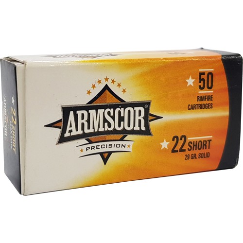ARMSCOR 22 SHORT 29GR PLATED