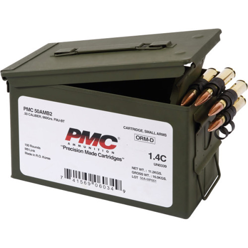 PMC 50 BMG AMMO CAN 660GR