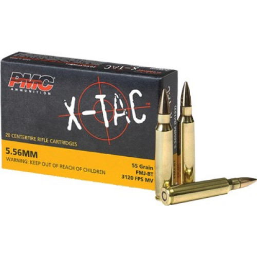 PMC 5.56X45 55GR FMJ-BT