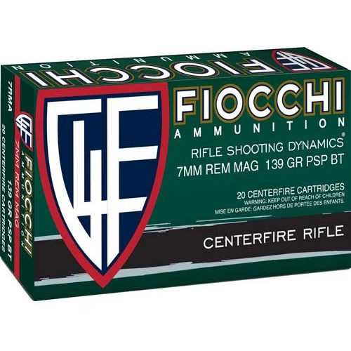 FIOCCHI 7MM REM MAG 139GR PSP