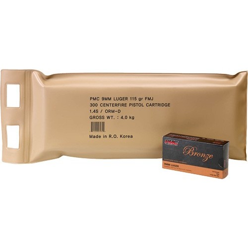 PMC 9MM LUGER 115GR FMJ-RN