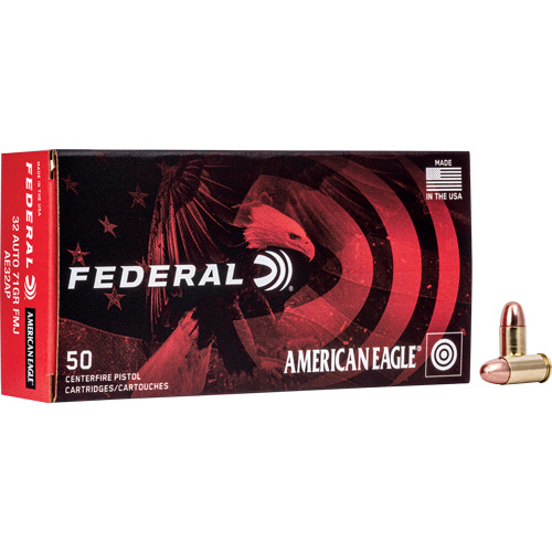 FEDERAL AE 32 ACP 71GR FMJ