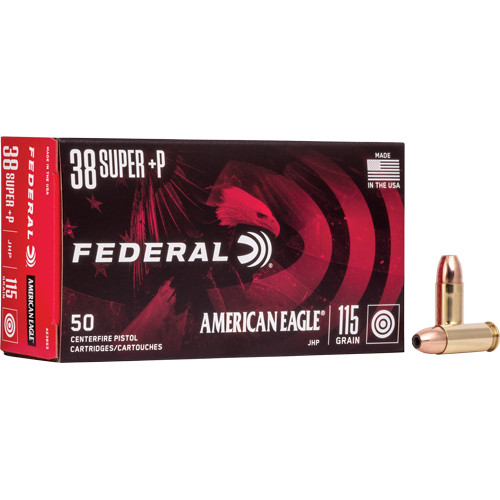 FEDERAL AE 38 SUPER +P 115GR
