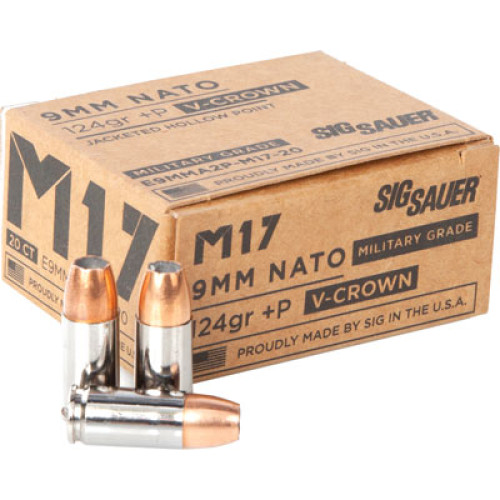 SIG M17 9MM LUGER +P 124GR