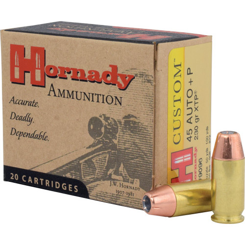 HORNADY 45 ACP +P 230GR XTP