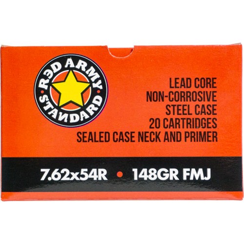 RED ARMY 7.62X54R 148GR FMJ