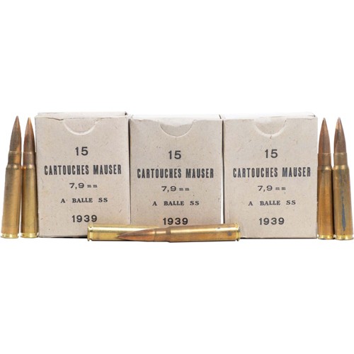 GREEK AMMO 8MM MAUSER 198GR