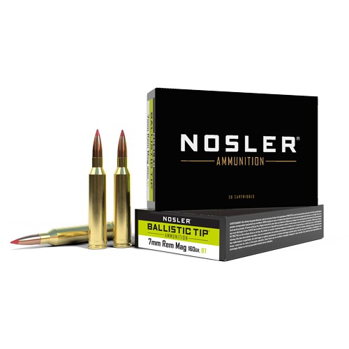 NOSLER BT 7MM REM MAG 160GR