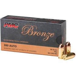 PMC 380 ACP 90GR FMJ