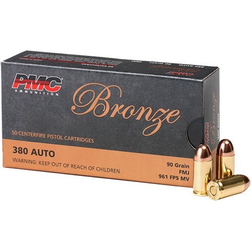 PMC 380 ACP 90GR FMJ