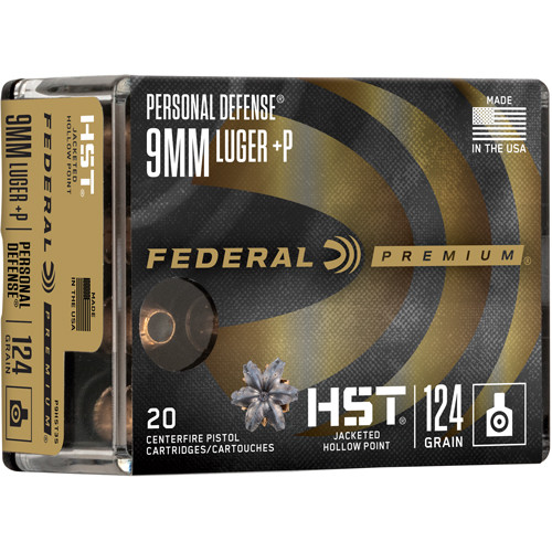 FEDERAL PREMIUM 9MM LUGER +P