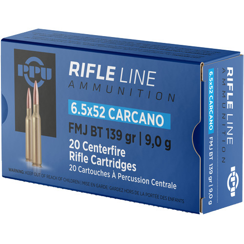 PPU 6.5X52 CARCANO 139GR FMJ