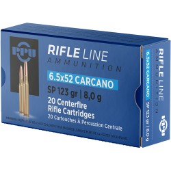 PPU 6.5X52 CARCANO 123GR JSP