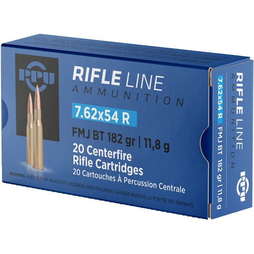 PPU 7.62X54R 182GR FMJ