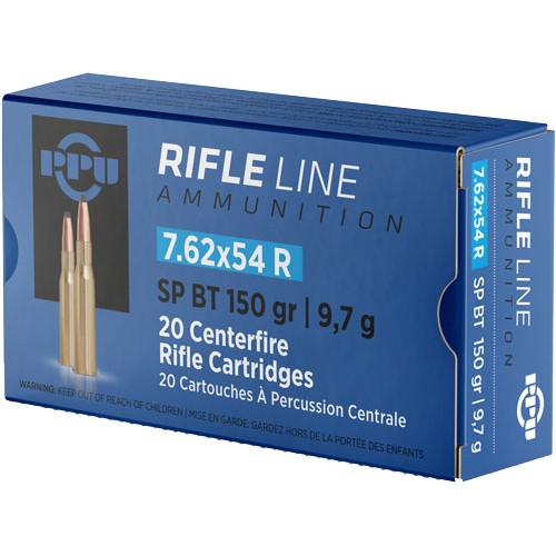 PPU 7.62X54R 150GR JSP