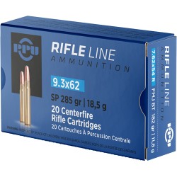 PPU 9.3X62MM 285GR JSP